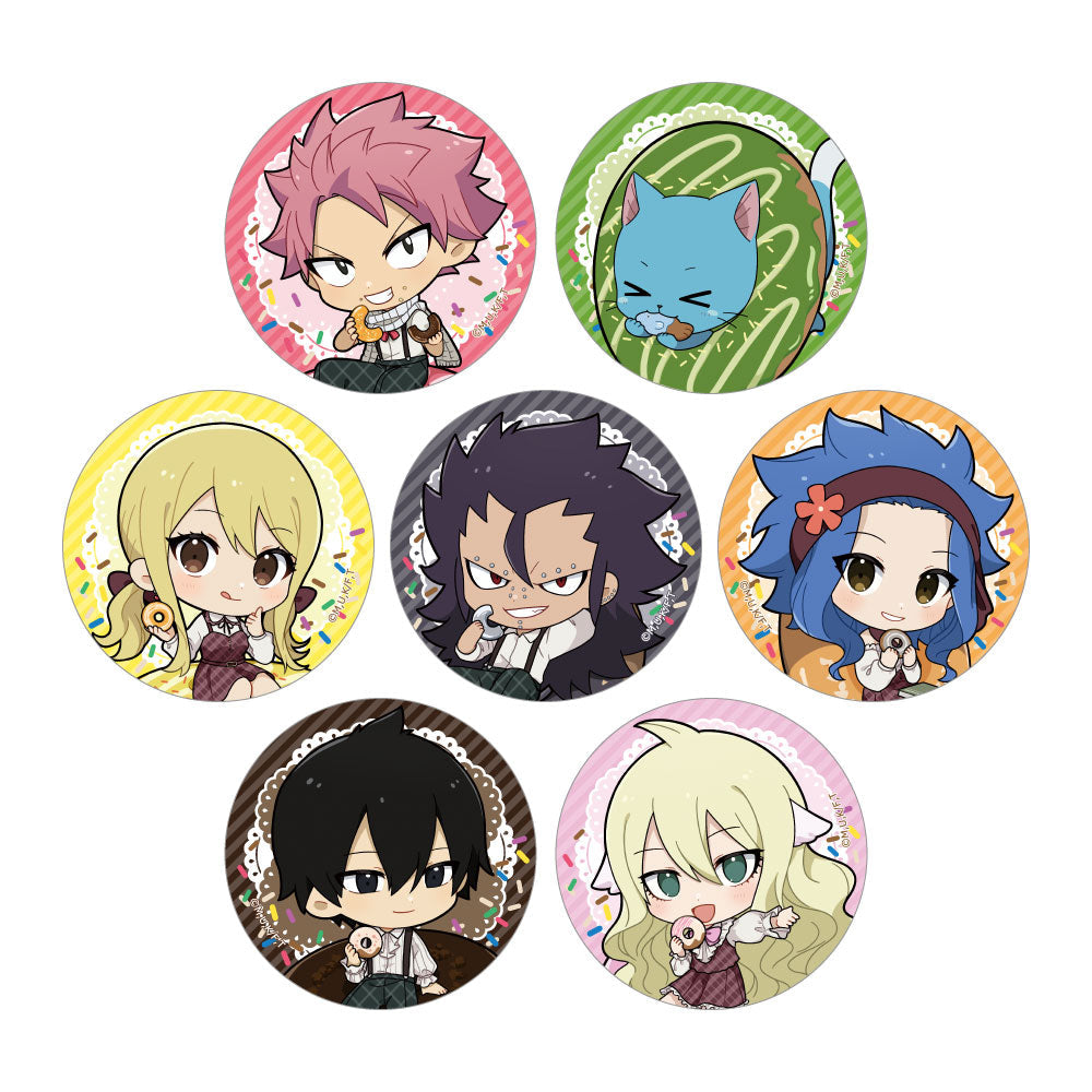 FAIRY TAIL 100 YEARS QUEST - DONUT VER. A TRADING CAN BADGE BLIND BOX