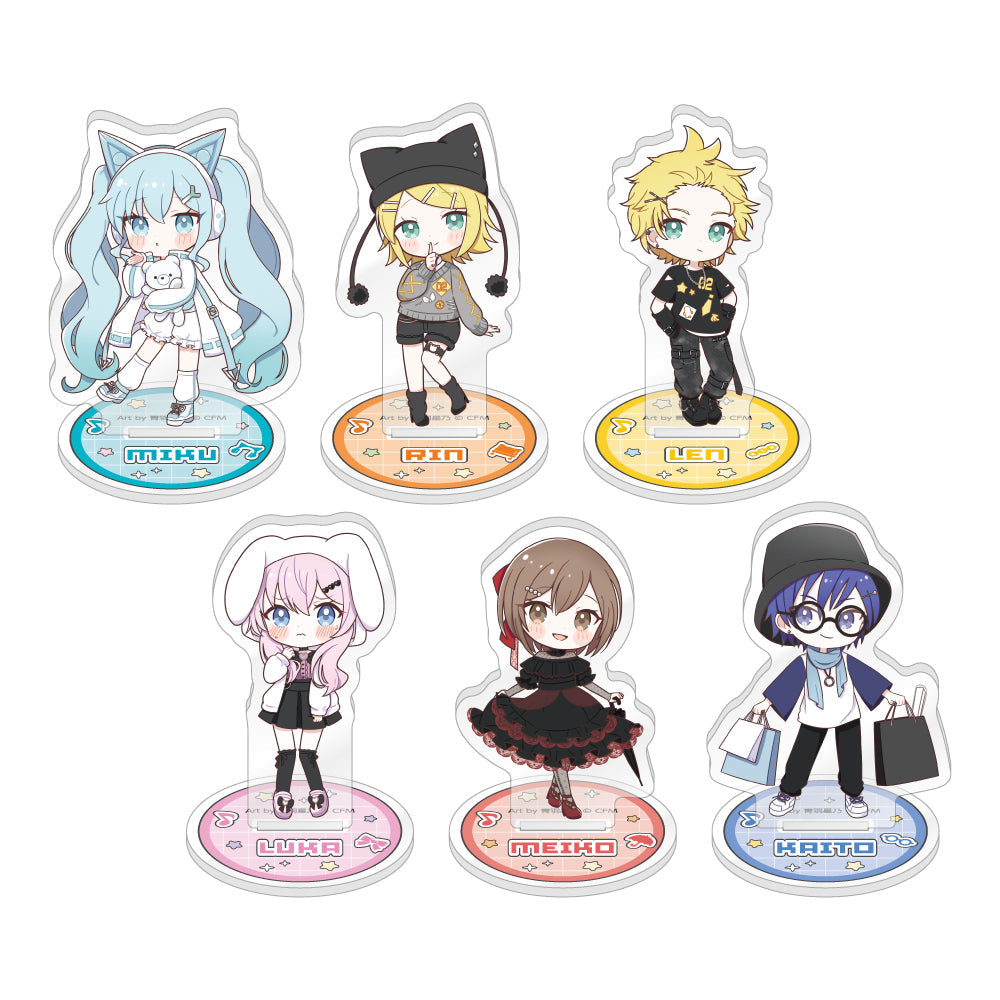 HATSUNE MIKU - AKIBA CULTURE FASHION CHIBI CHARA ACRYLIC STAND TRADING BLIND BOX