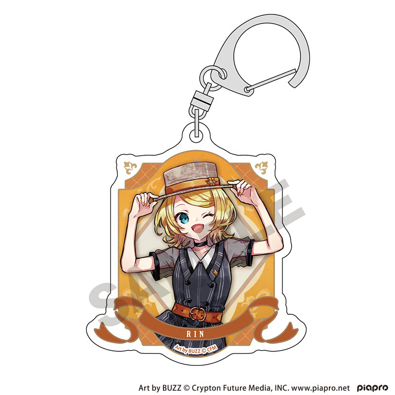 HATSUNE MIKU - KAGAMINE RIN RETRO KOBE 2025 ACRYLIC KEYCHAIN