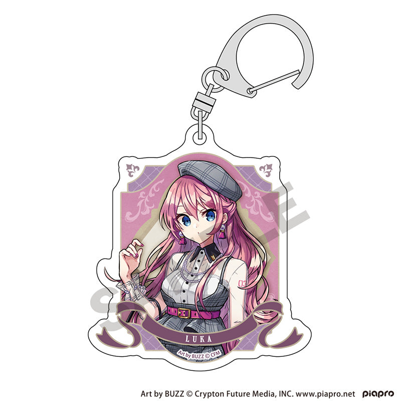 HATSUNE MIKU - MEGURINE LUKA RETRO KOBE 2025 ACRYLIC KEYCHAIN