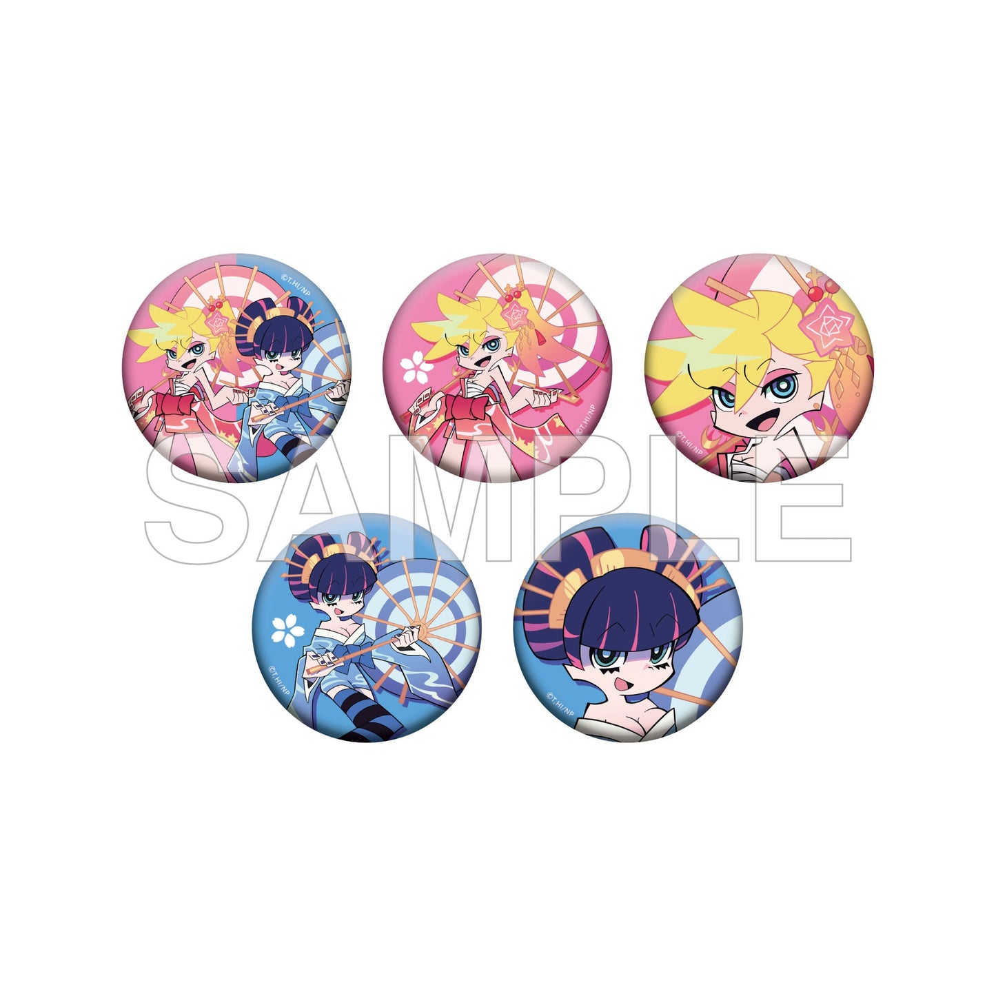 NEW PANTY & STOCKING WITH GARTERBELT - KIRAKIRA KIMONO VER. CAN BADGE TRADING BLIND BOX
