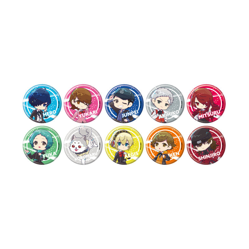 PERSONA 3 RELOAD - 02 POP ART ILLUSTRATION CAN BADGE BLIND BOX TRADING