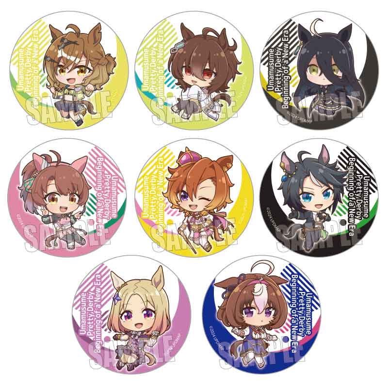 UMAMUSUME: PRETTY DERBY "BEGINNING OF A NEW ERA" - PUKASSHU TRADING CAN BADGE BLIND BOX