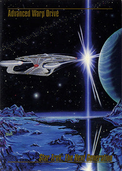 1993 Star Trek Master Series Part One #34 Advanced Warp Drive