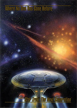 1993 Star Trek Master Series Part One #40 Where No One Has Gone Before