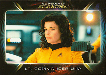 2021 Women of Star Trek Art & Images Expansion #101 Lt. Commander Una