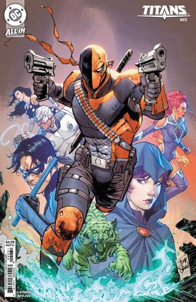Titans #22 Cover B Tony S Daniel Card Stock Variant