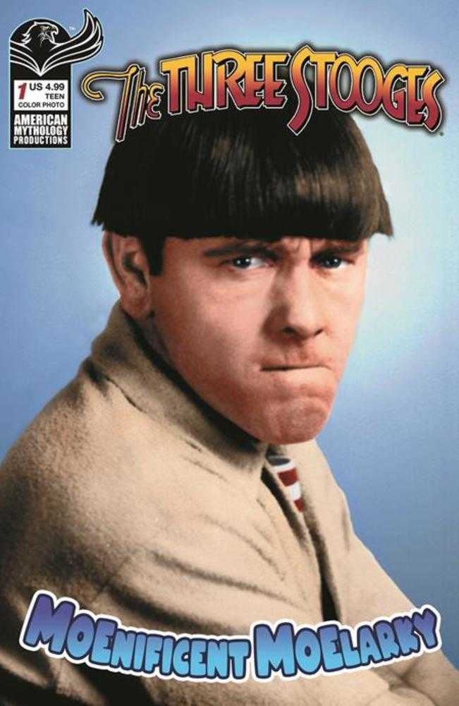 Three Stooges Moenificentt Moelarky #1 Cover B Color Photo Variant