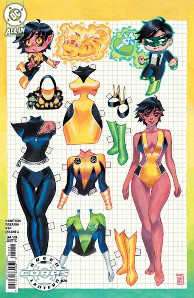 Green Lantern Corps #20 Cover C Rian Gonzaeles Card Stock Variant