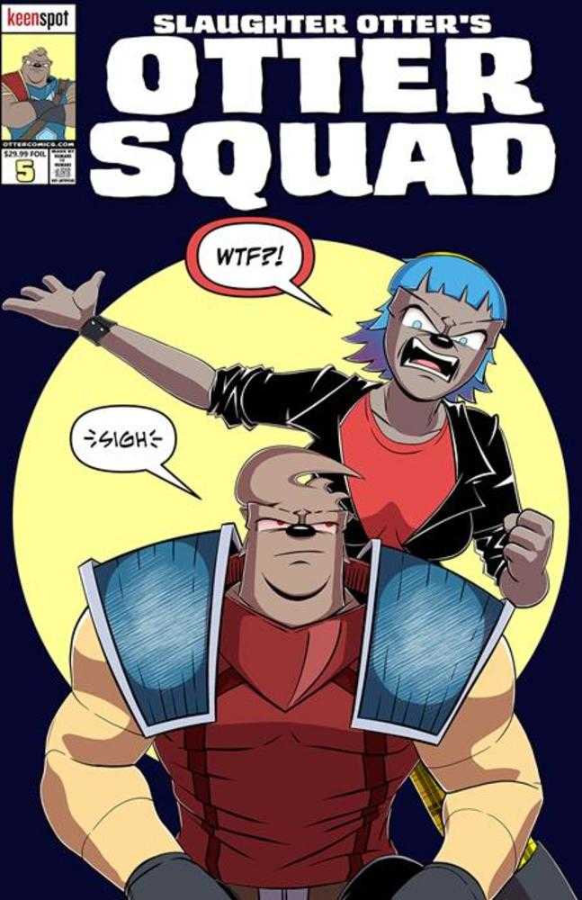 Otter Squad #5 Cover C Matt Rodgers Spot Foil Bagged With Trading Card Variant