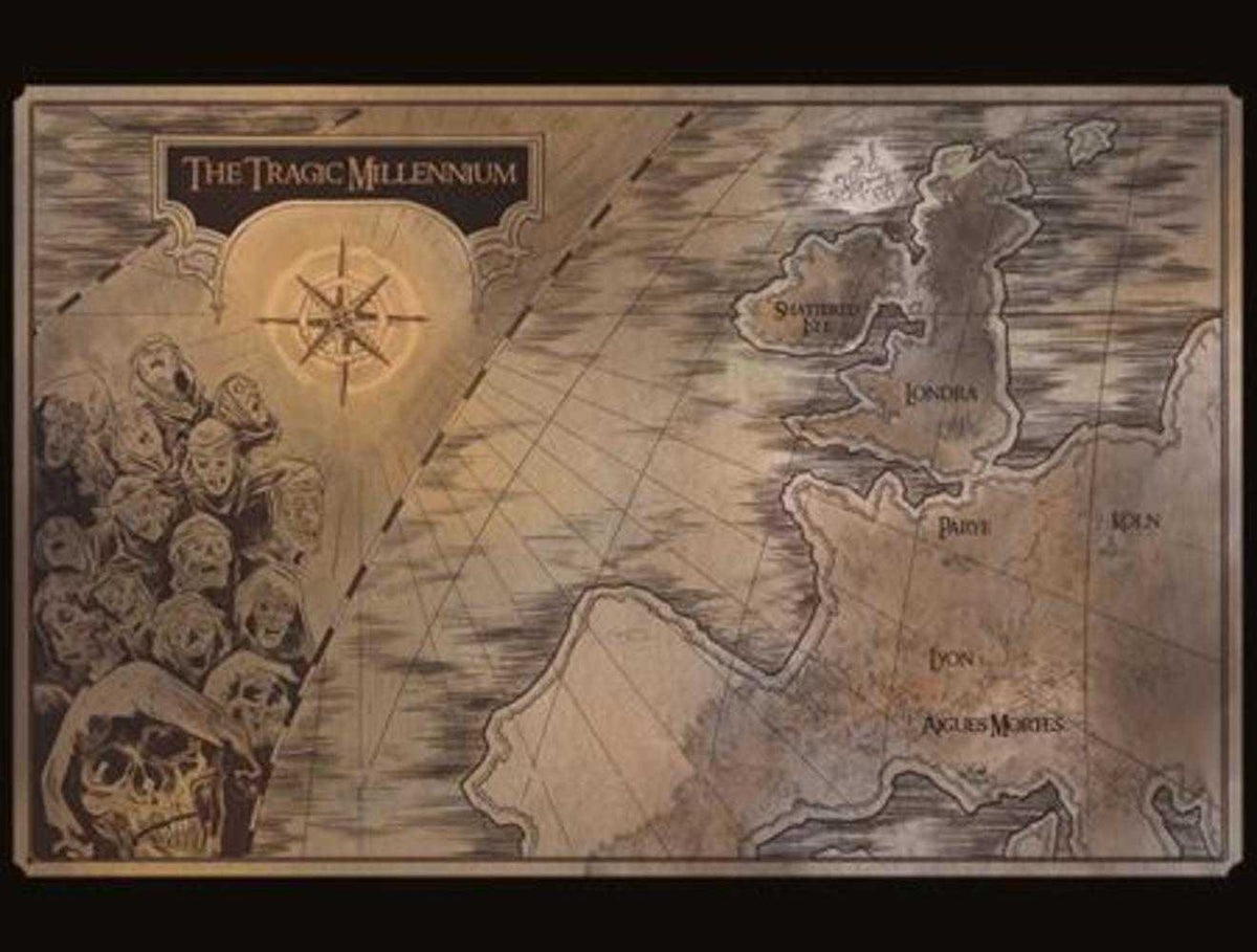 Hawkmoon The Mad Gods Amulet #1 (Of 2) Cover D Map Wraparound Cardstock Variant (Mature)