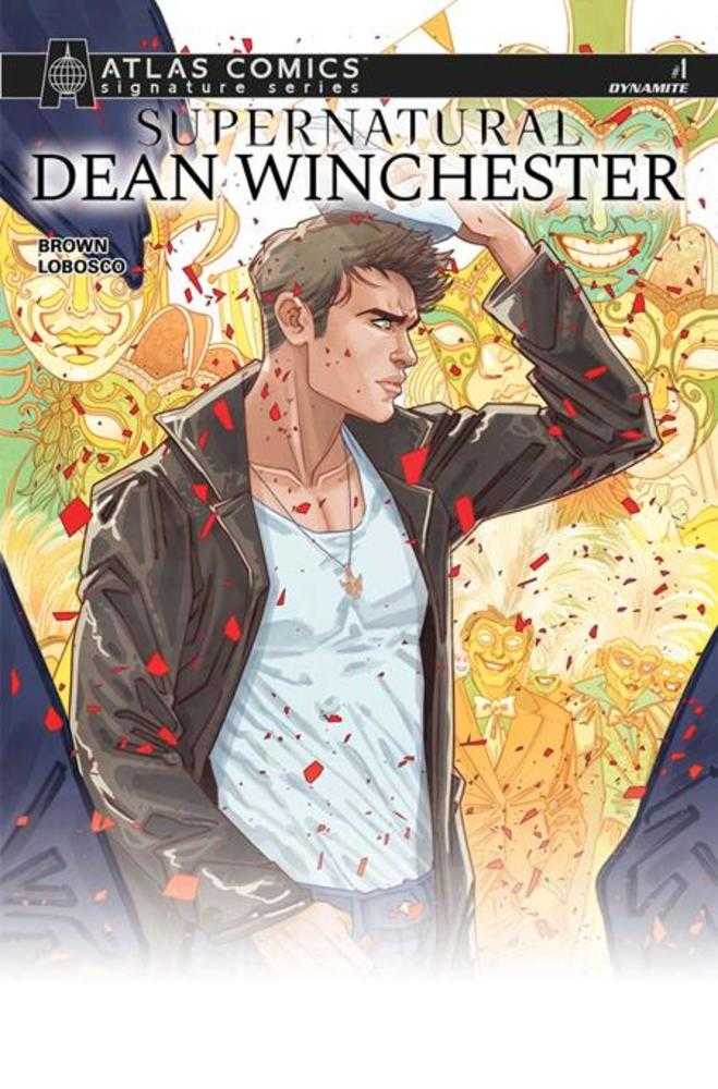 Supernatural Dean Winchester #1 Cover G Marguerite Sauvage Atlas Edition Signed By Chuck Brown Variant