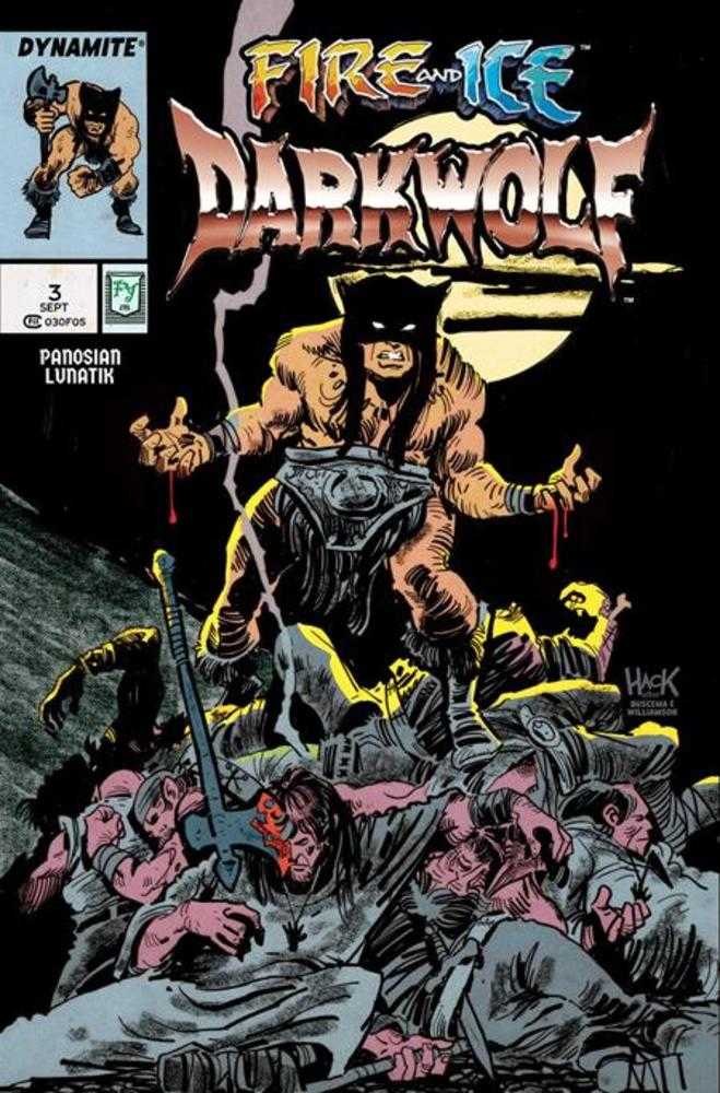 Fire And Ice Darkwolf #3 Cover K Robert Hack Variant