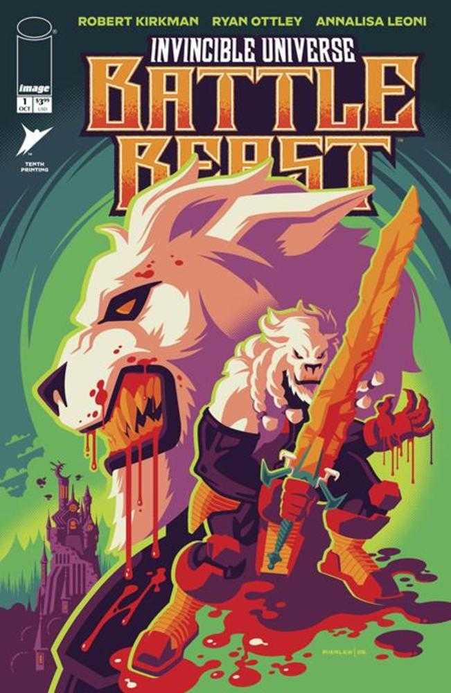 Invincible Universe Battle Beast #1 10 Th Printing Cover F Tom Whalen Variant