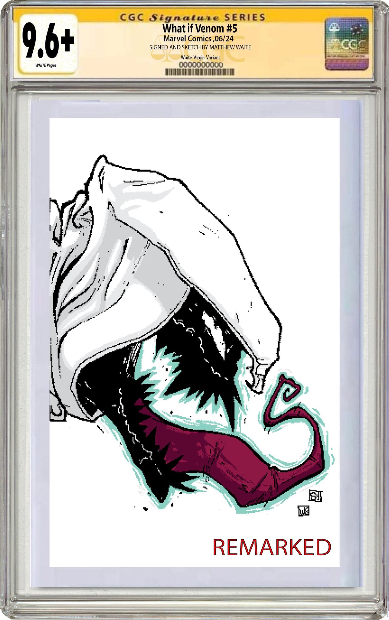 WHAT IF VENOM #5 | Matthew Waite Skottie Young Homage Variant