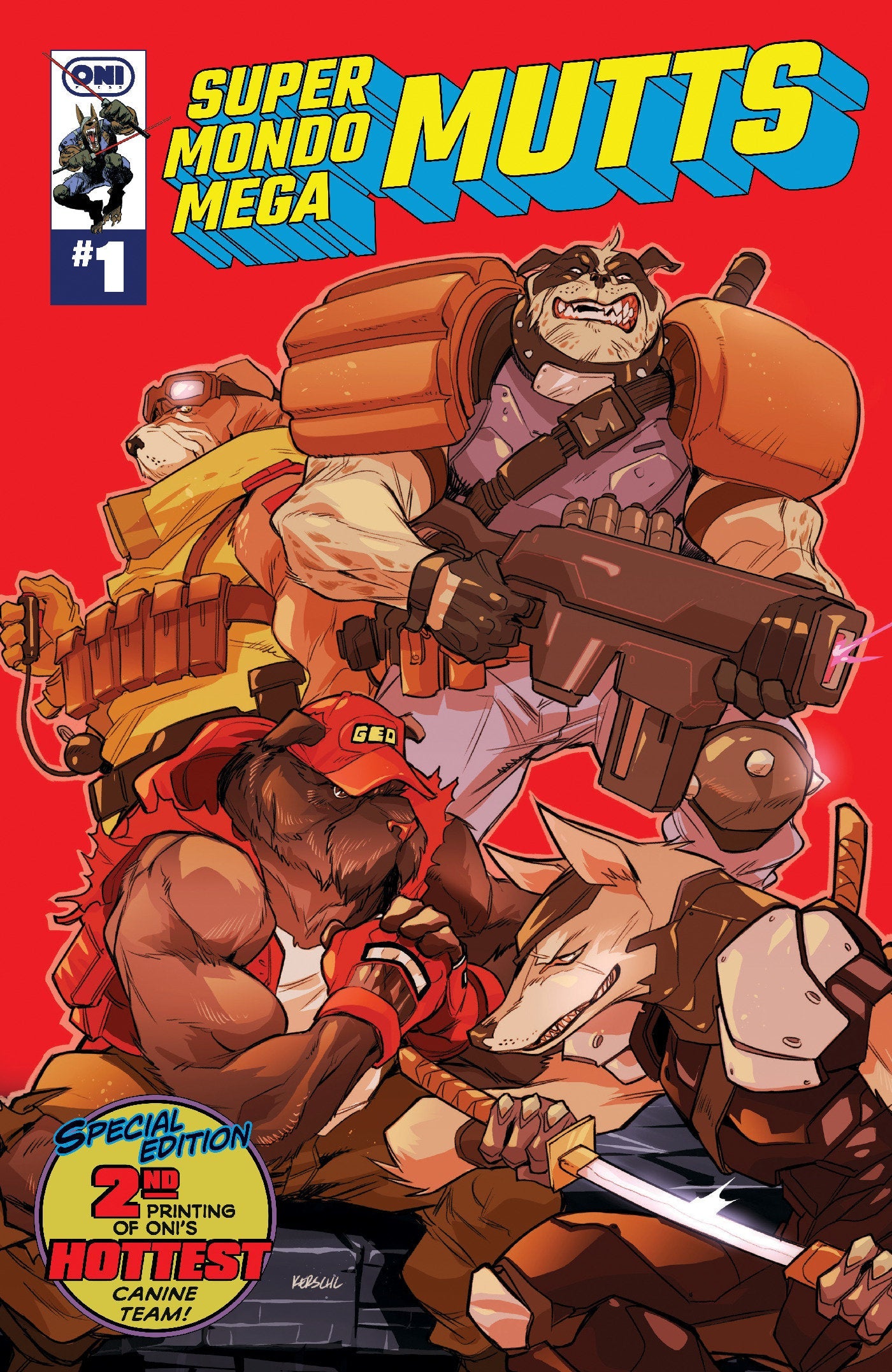 Super Mondo Mega Mutts #1 2nd Print