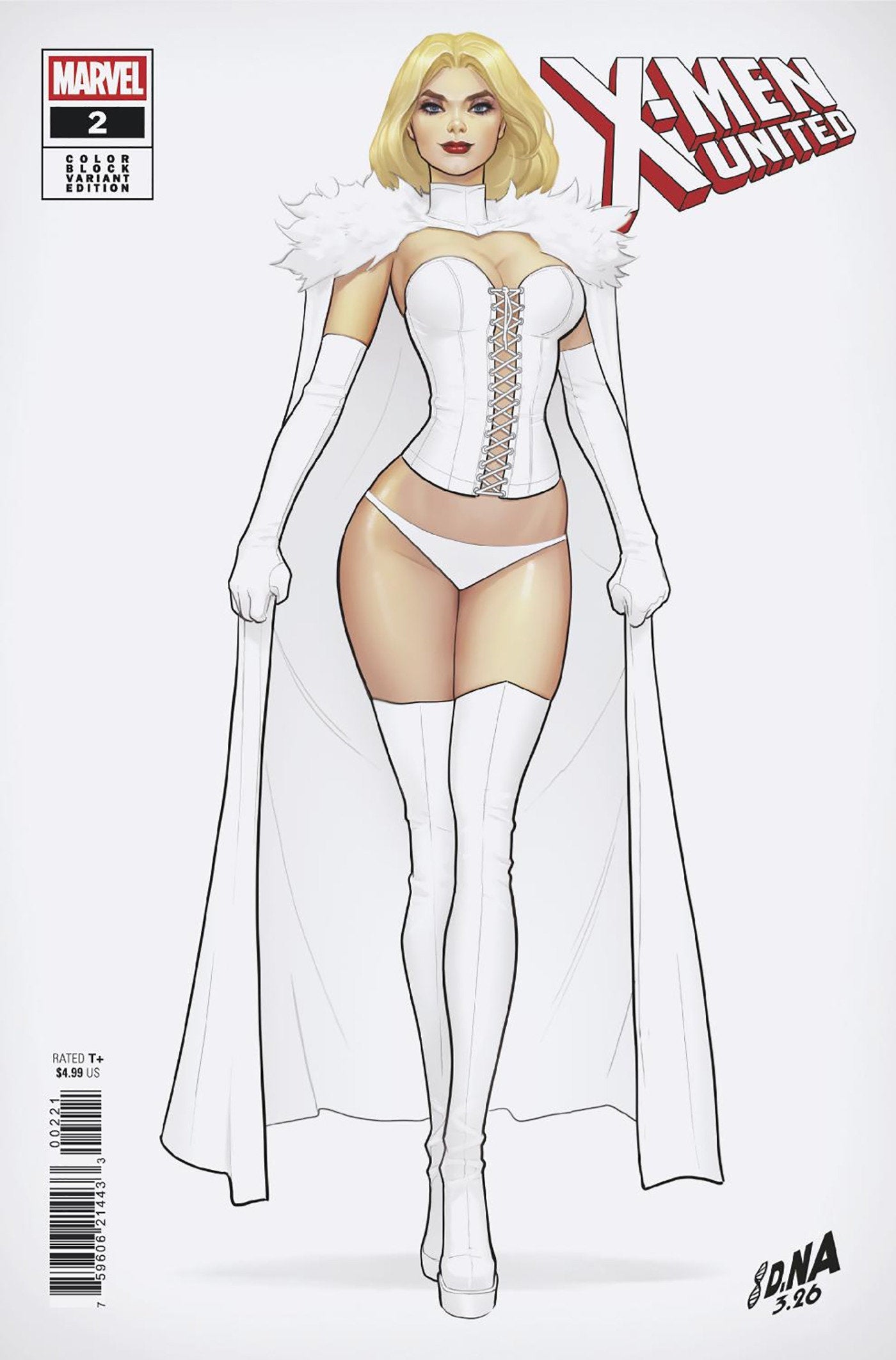 X-Men United #2 David Nakayama Color Block White Variant