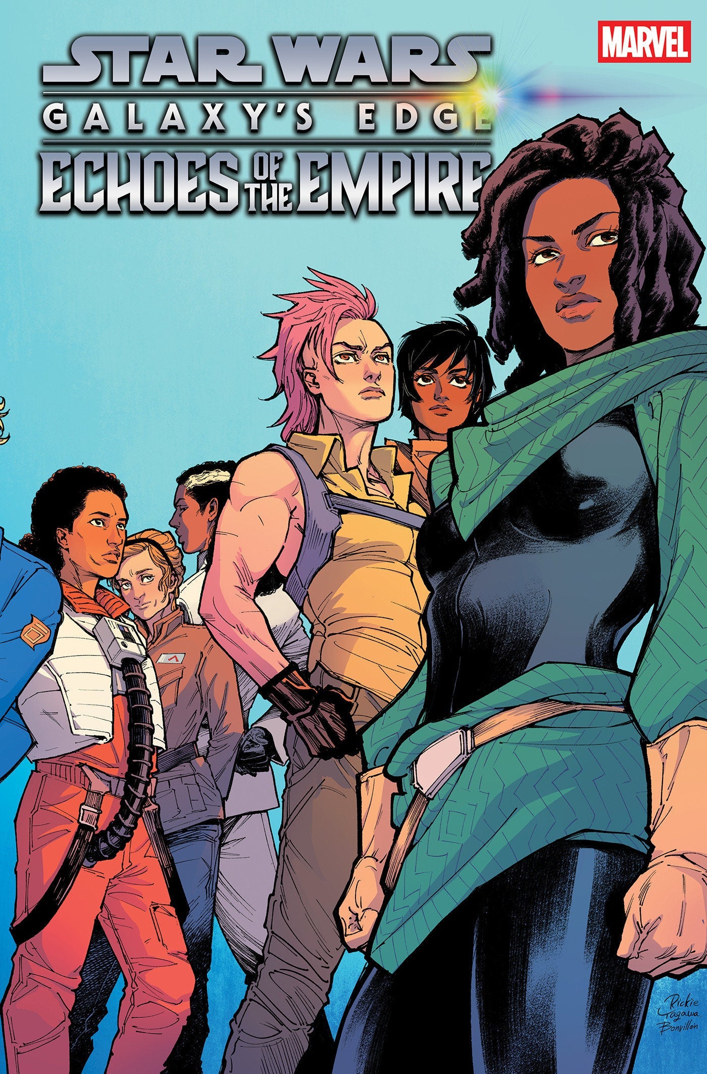 Star Wars: Galaxy's Edge Echoes Of The Empire #3 Rickie Yagawa 3 Part Connecting Pride Variant