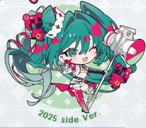 HATSUNE MIKU GT PROJECT - ACRYLIC KEYCHAIN 2025 VER.