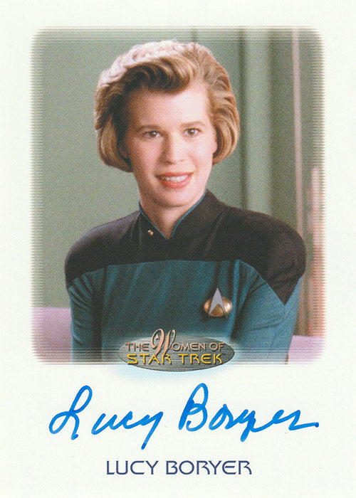 2021 Women of Star Trek Art & Images Women of Star Trek The Next Generation Lucy Boryer Autograph Card