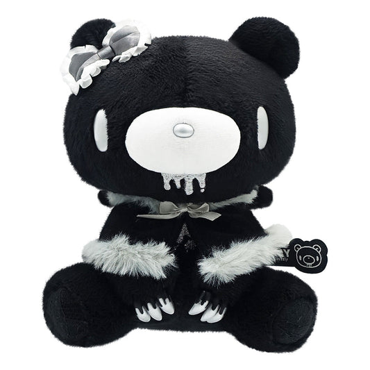 GLOOMY: THE NIGHTY GRIZZLY - TENORI ENSHRINEMENT RIBBON ANGEL VER. BLACK ANGEL PLUSH