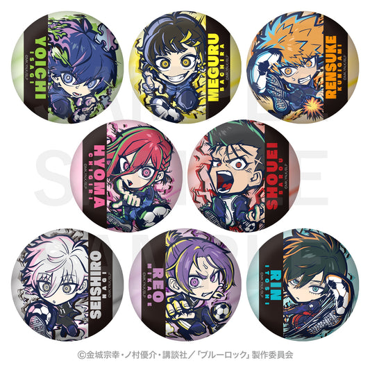 BLUE LOCK - E-TOON METALLIC CAN BADGE TRADING BLIND BOX