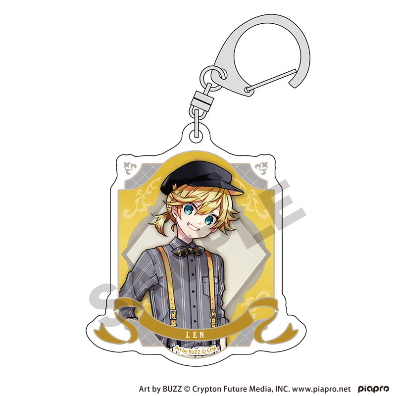 HATSUNE MIKU - KAGAMINE LEN RETRO KOBE 2025 ACRYLIC KEYCHAIN