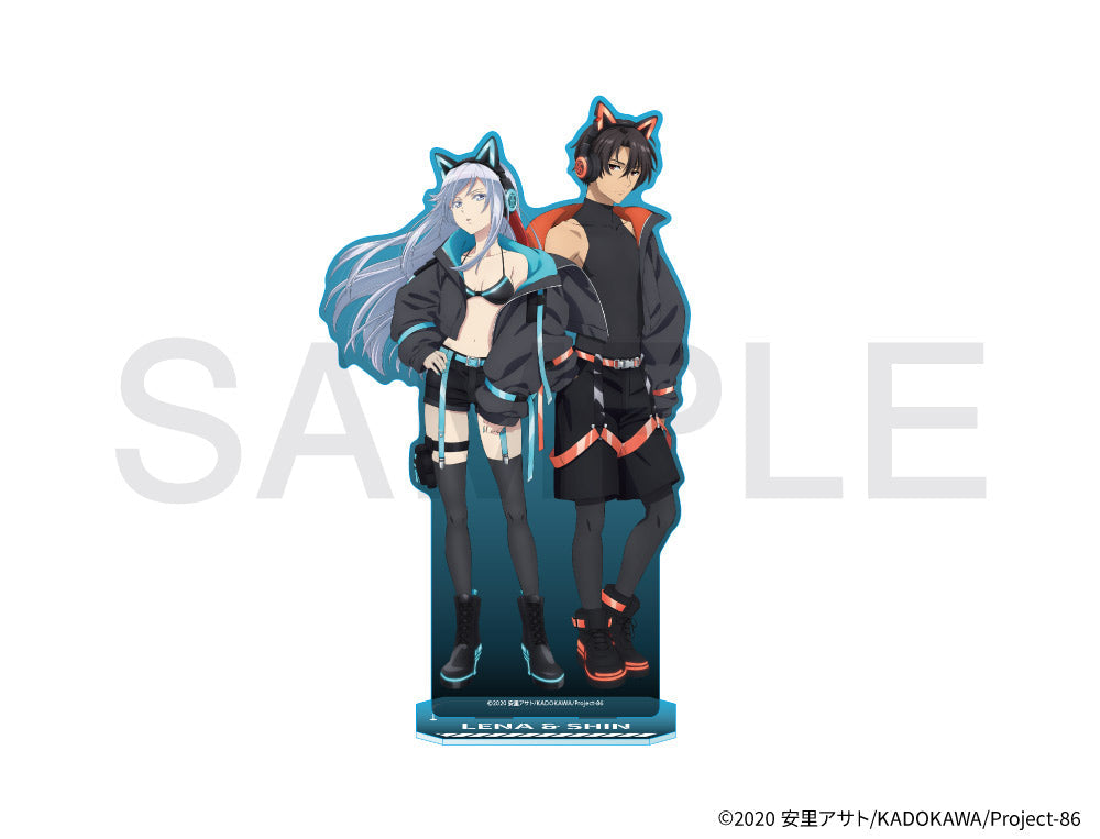 86 -EIGHTY SIX- X COLLABOCAFEHONPO BLANC 2025 BIG ACRYLIC STAND