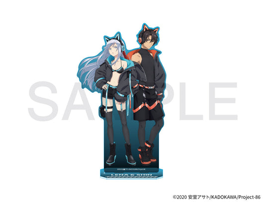 86 -EIGHTY SIX- X COLLABOCAFEHONPO BLANC 2025 BIG ACRYLIC STAND