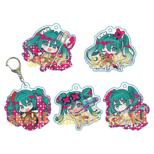 HATSUNE MIKU - RACING MIKU 2025 ACRYLIC KEYCHAIN BLIND BOX TRADING