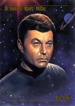 1993 Star Trek Master Series Part One #03 Dr. Leonard "Bones" McCoy