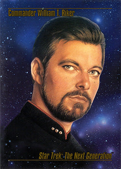 1993 Star Trek Master Series Part One #10 Commander William T. Riker