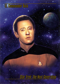 1993 Star Trek Master Series Part One #12 Lt. Commander Data