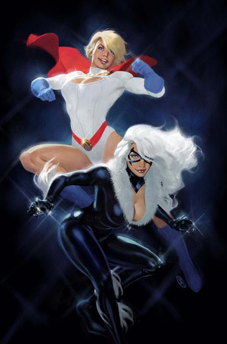 DC Marvel Superman Spider-Man #1 (One Shot) Cover V David Talaski Power Girl & Black Cat Card Stock Variant