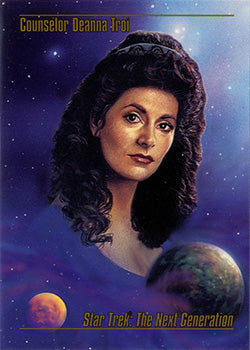 1993 Star Trek Master Series Part One #14 Counselor Deanna Troi