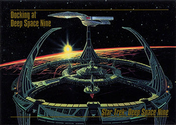 1993 Star Trek Master Series Part One #23 Docking at Deep Space Nine