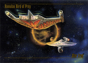 1993 Star Trek Master Series Part One #31 Romulan Bird of Prey