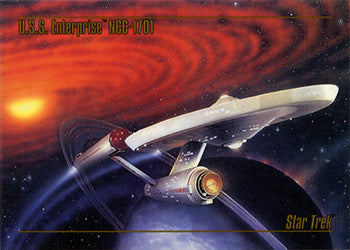 1993 Star Trek Master Series Part One #42 U.S.S. Enterprise NCC-1701