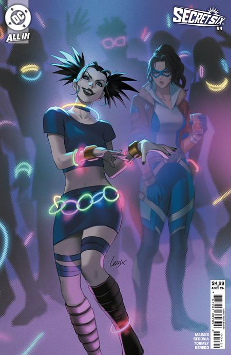 SECRET SIX #4 (OF 6) CVR B LESLEY LEIRIX LI CARD STOCK VAR