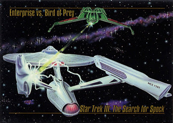 1993 Star Trek Master Series Part One #54 Enterprise vs. Bird of Prey