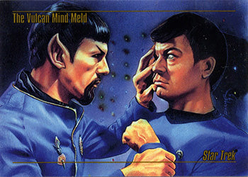 1993 Star Trek Master Series Part One #64 The Vulcan Mind Meld