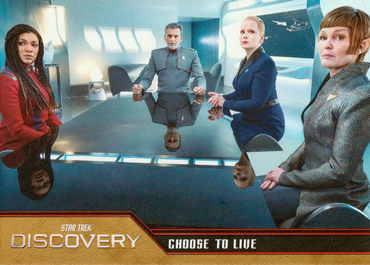 2023 Star Trek Discovery Season 4 Base Card #13 Choose to Live