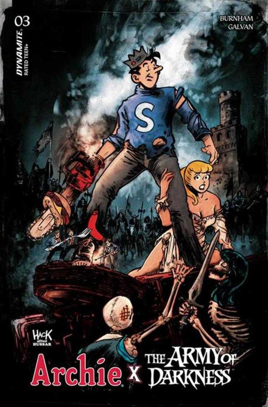 Archie X Army Of Darkness #3 Cover N Robert Hack Jughead Variant Trade Dress Variant