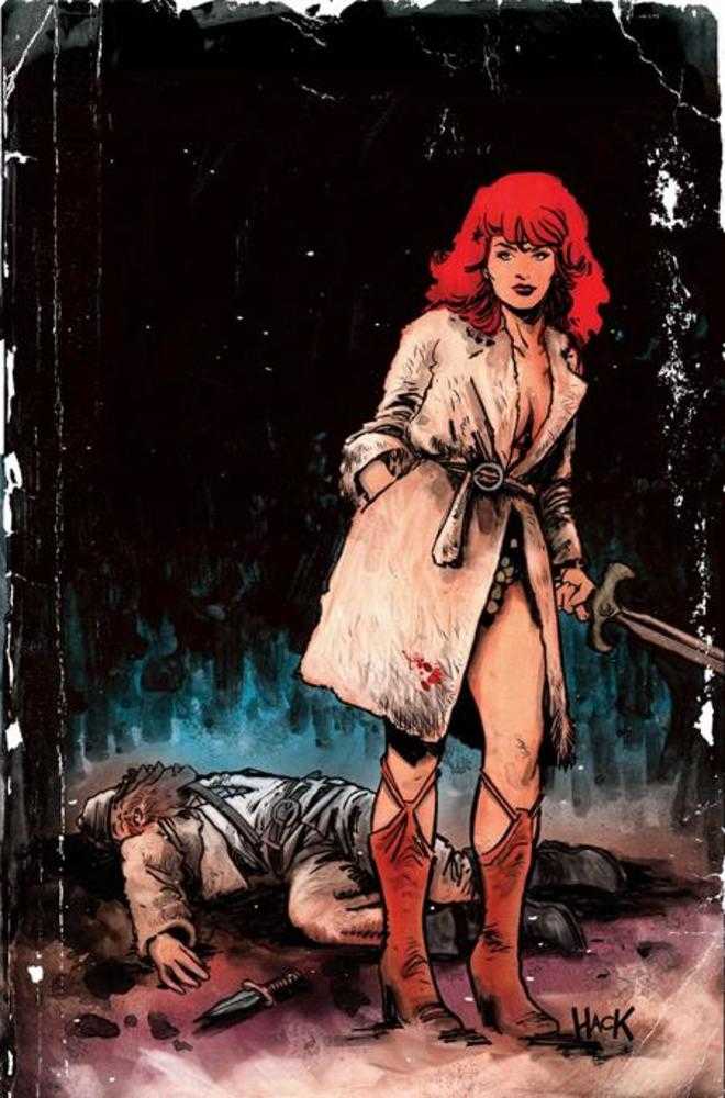 Red Sonja Noir The Plunder And The Princess #1 (One Shot) Cover F Robert Hack Limited Full Art Variant