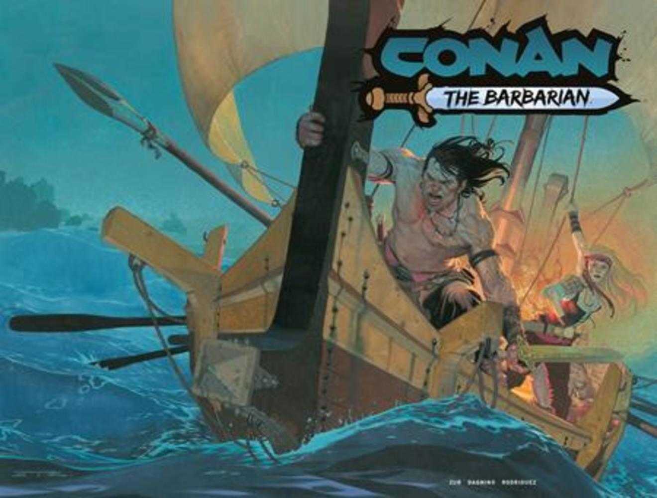 Conan The Barbarian #34 Cover G Esad Ribic Wraparound Cardstock Variant (Mature)