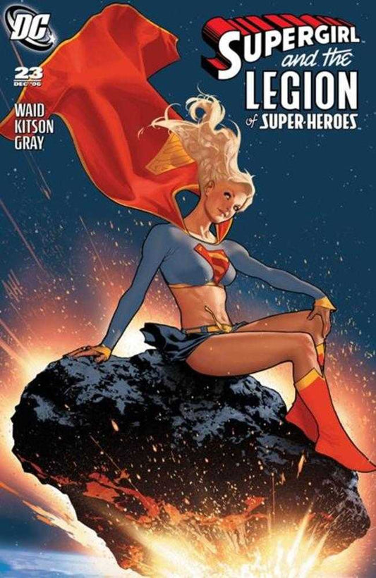Df Supergirl And The Legion Of Superheroes #23 Facsimile Edition Adam Hughes Foil Variant Cgc Graded