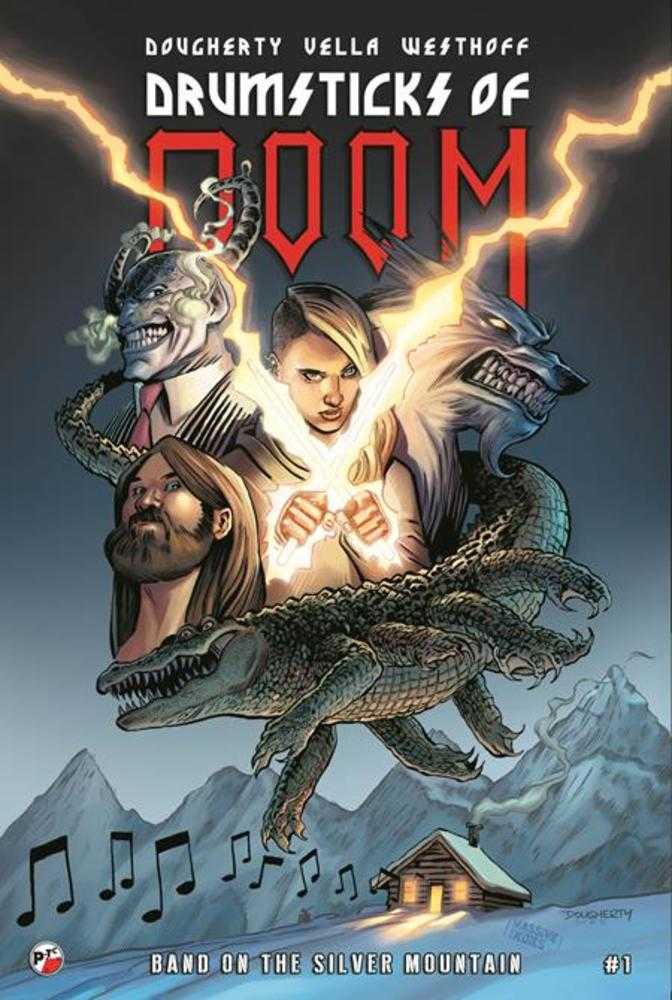 Drumsticks Of Doom Band On The Silver Mountain #1 (Of 3) Cover A Dan Dougherty 