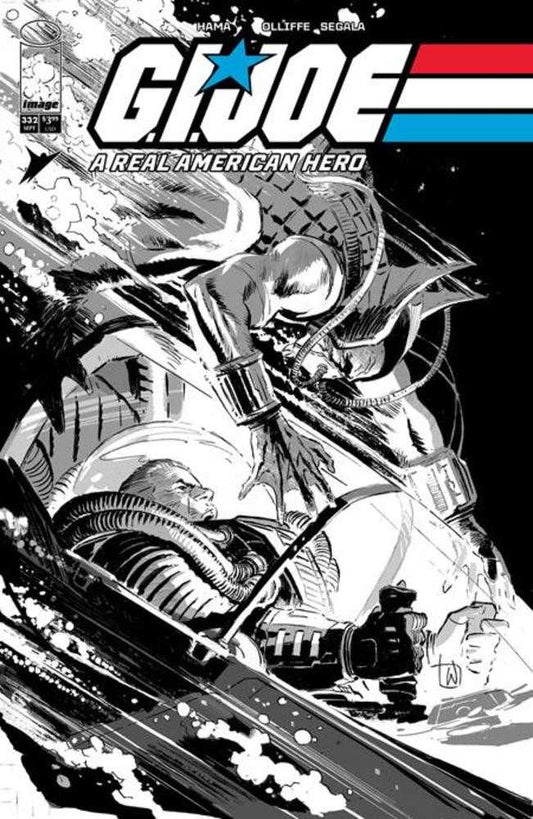 G.I. Joe A Real American Hero #332 Cover B Lee Weeks Black & White Variant