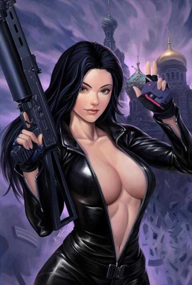 Gun Honey Doubles Down #4 (Of 4) Cover K Leos Ng Full Art Variant (Mature)