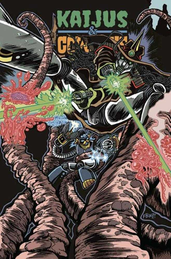 Kaijus & Cowboys #2 (Of 12) Cover A Frankie B Washington